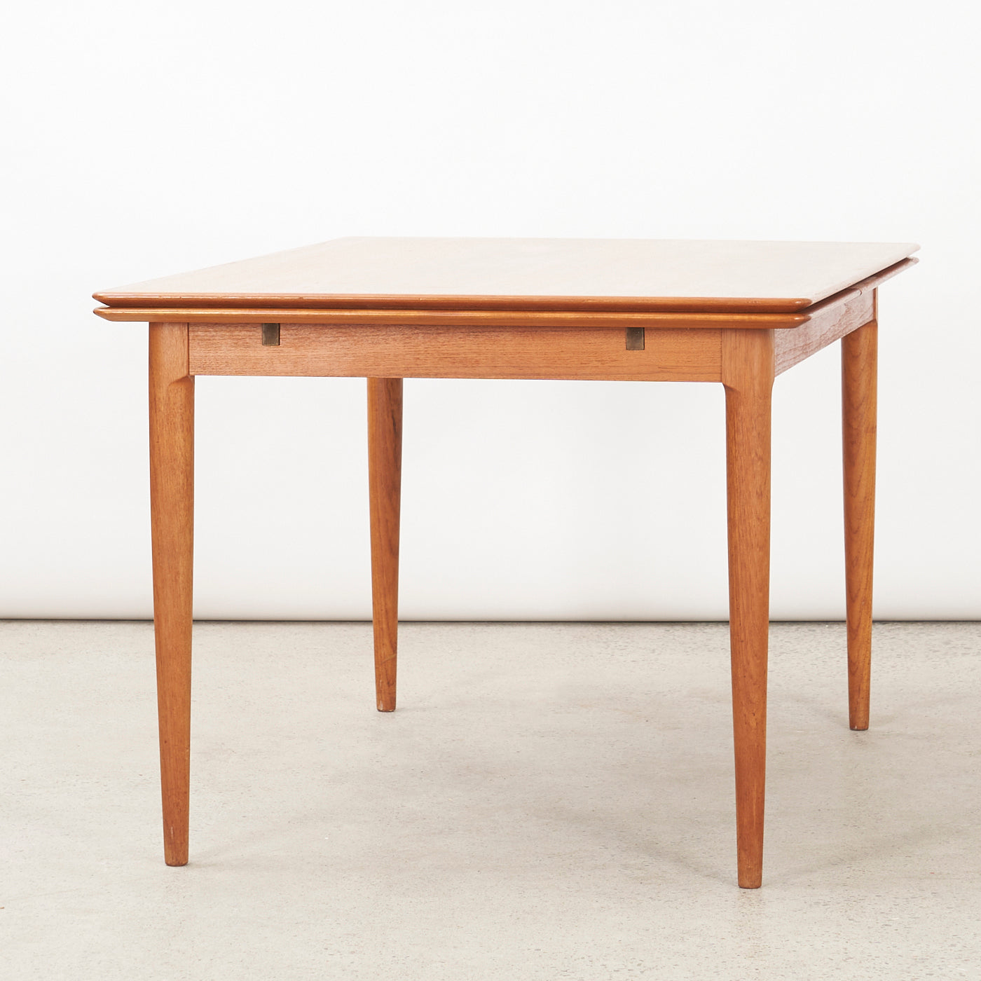 Teak Draw Leaf Dining Table by Skovmand & Andersen, Denmark