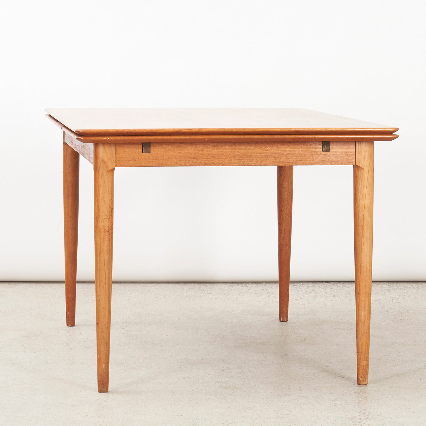 Teak Draw Leaf Dining Table by Skovmand & Andersen, Denmark