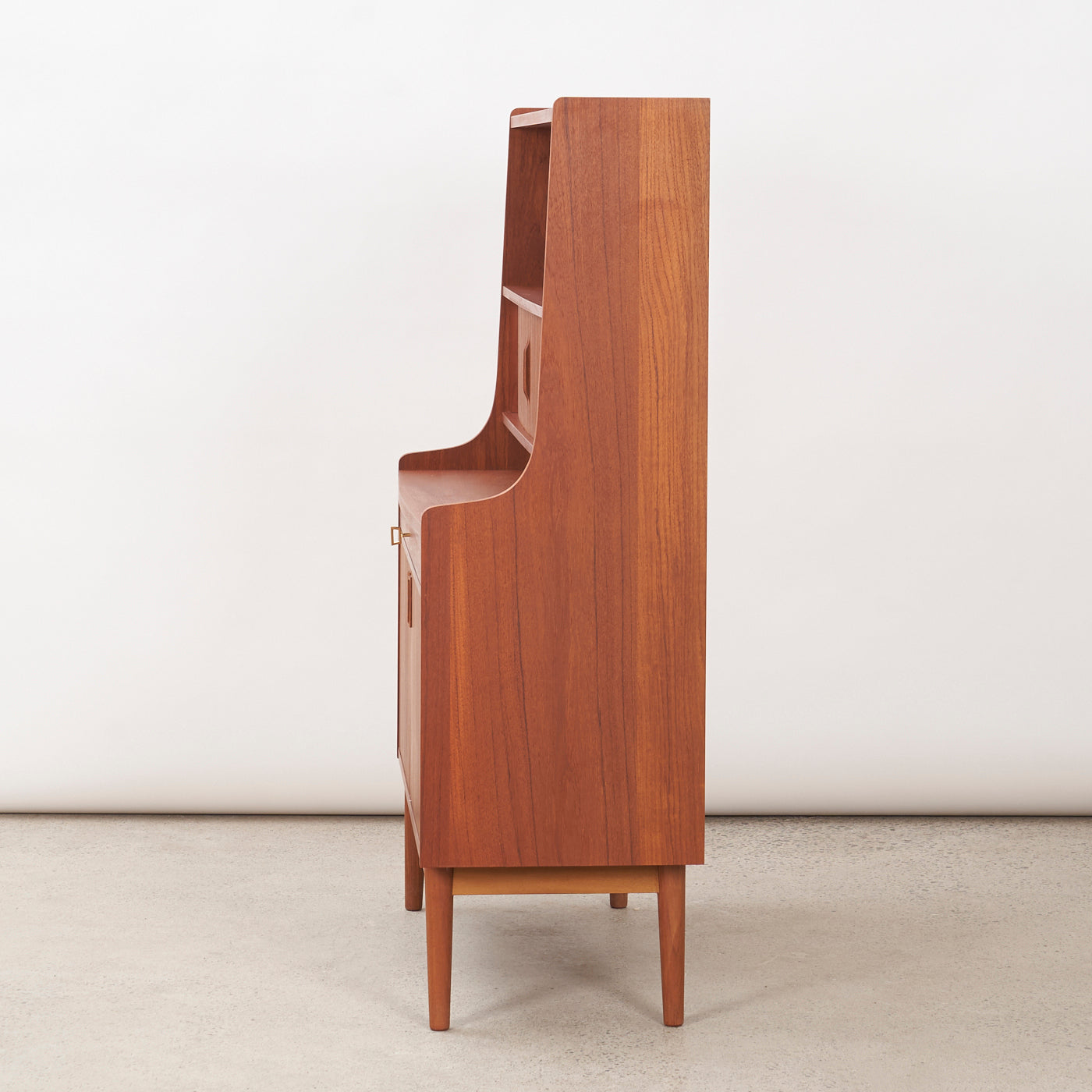 Teak Secretary Desk by Johannes Sorth for Bornholms Möbelfabrik, Denmark