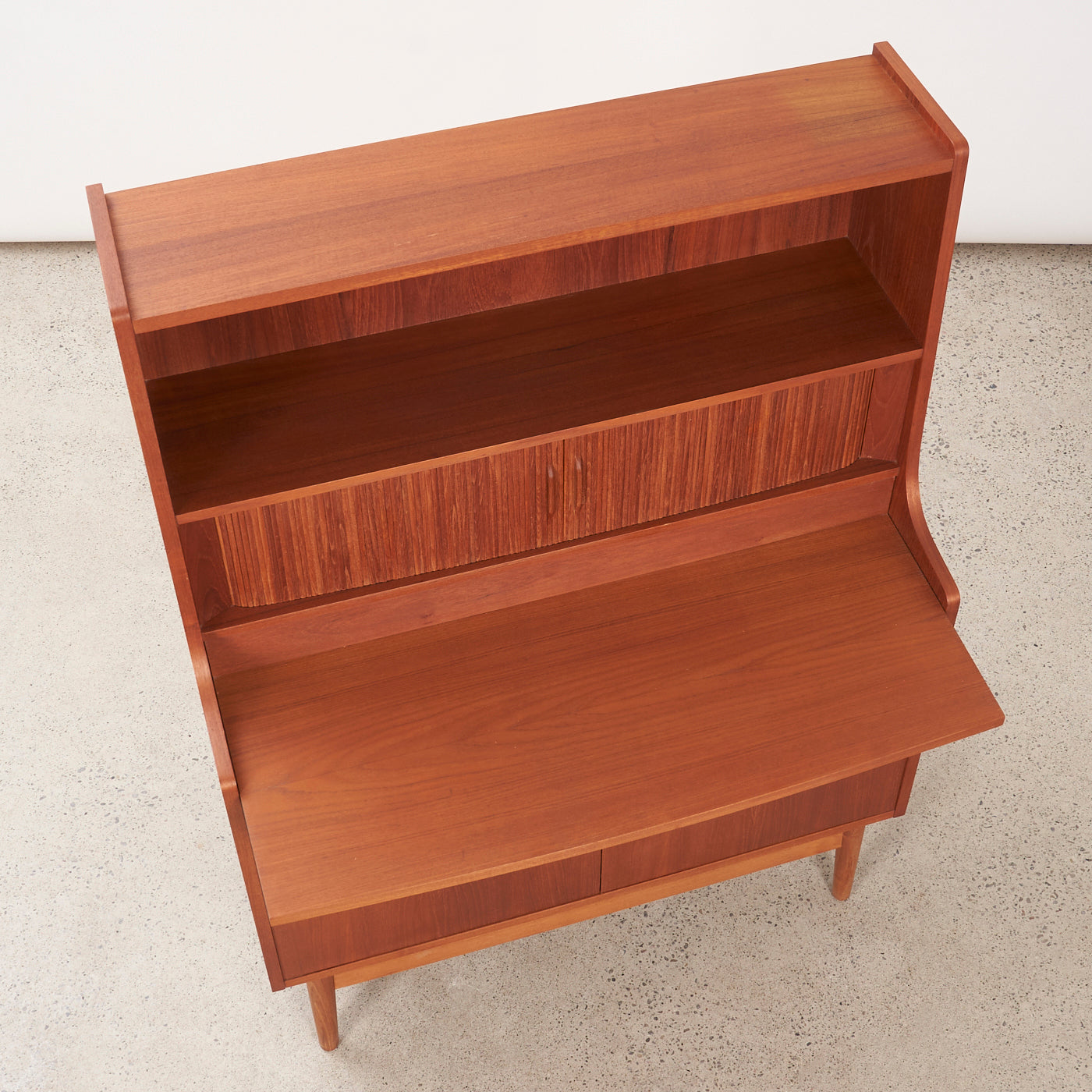 Teak Secretary Desk by Johannes Sorth for Bornholms Möbelfabrik, Denmark