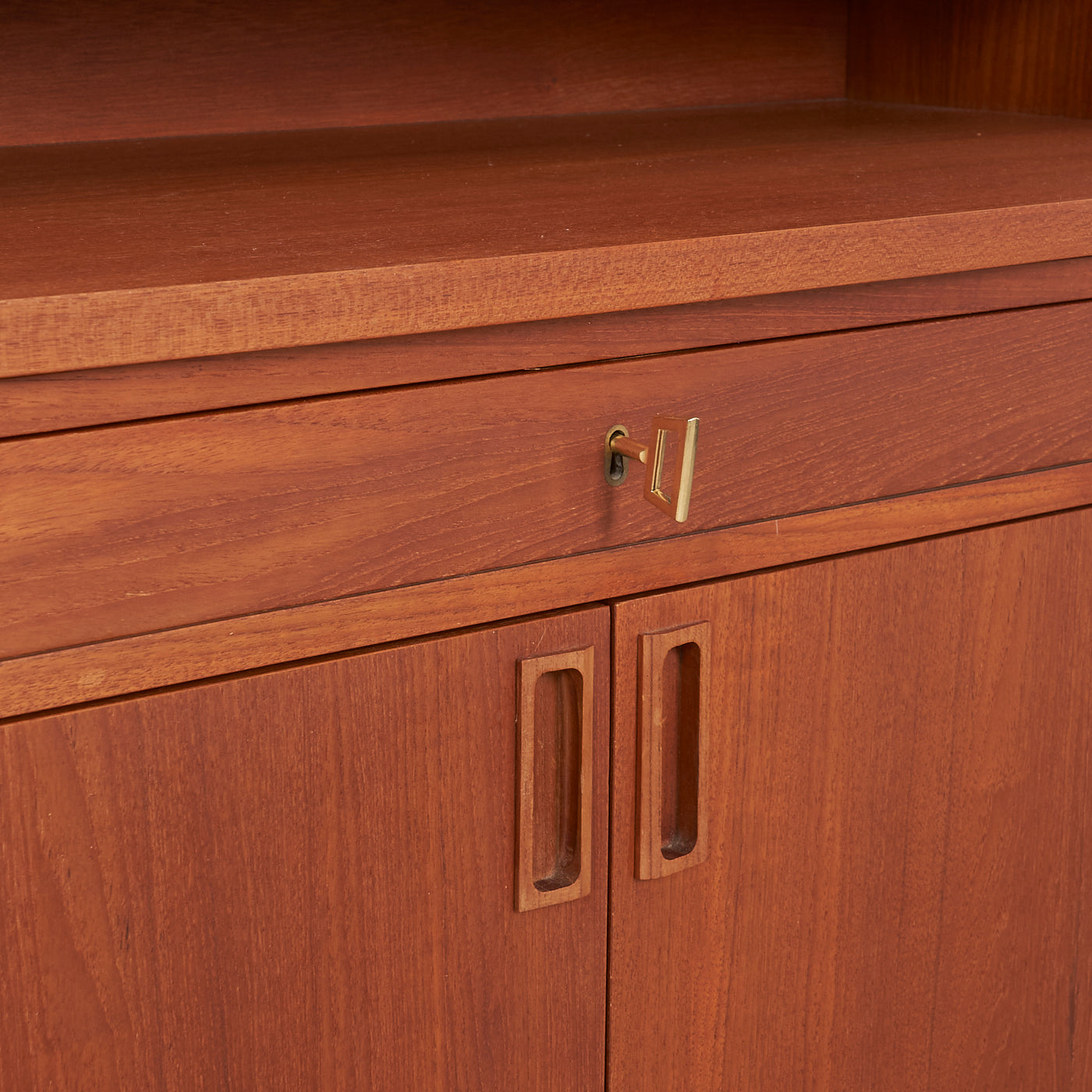 Teak Secretary Desk by Johannes Sorth for Bornholms Möbelfabrik, Denmark