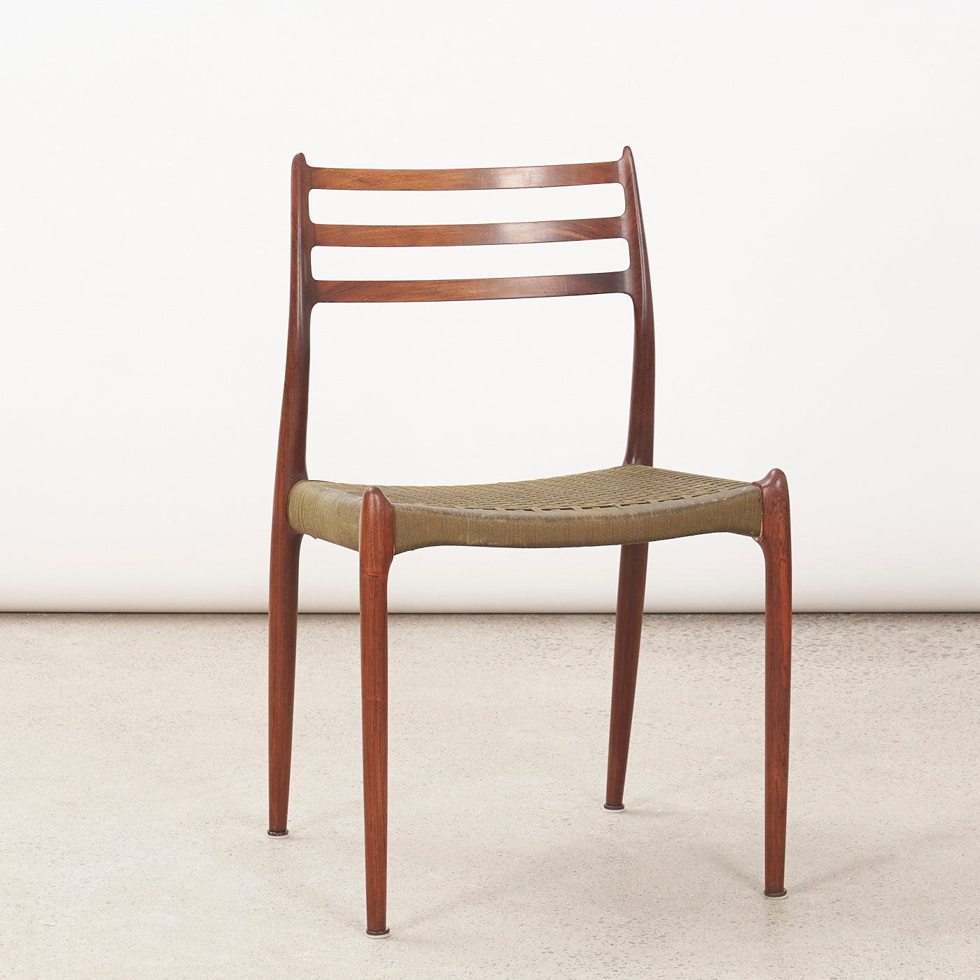 Set of 4 Rosewood 'Model 78' Dining Chairs by Niels O. Møller for J.L. Møller, Denmark