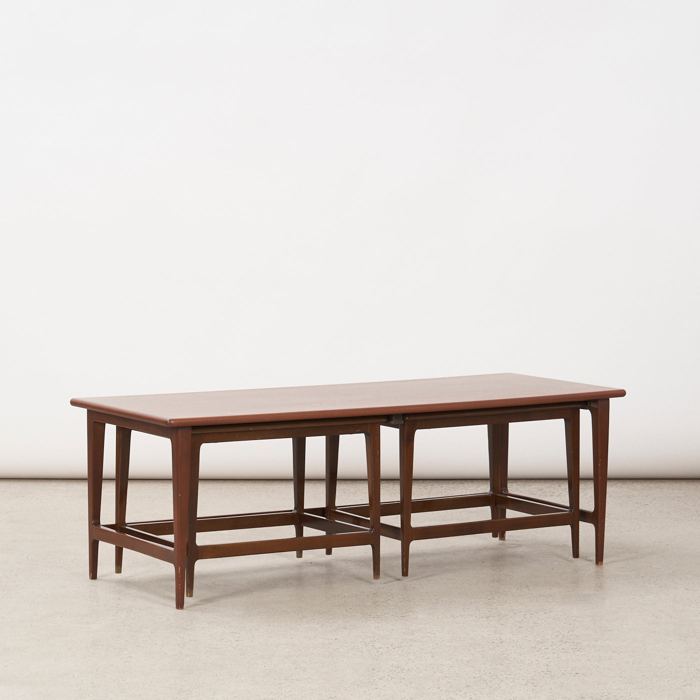 Vintage Coffee Table w/ Nesting Tables, Denmark