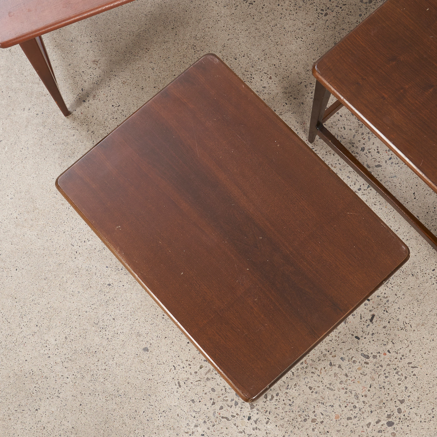 Vintage Coffee Table w/ Nesting Tables, Denmark