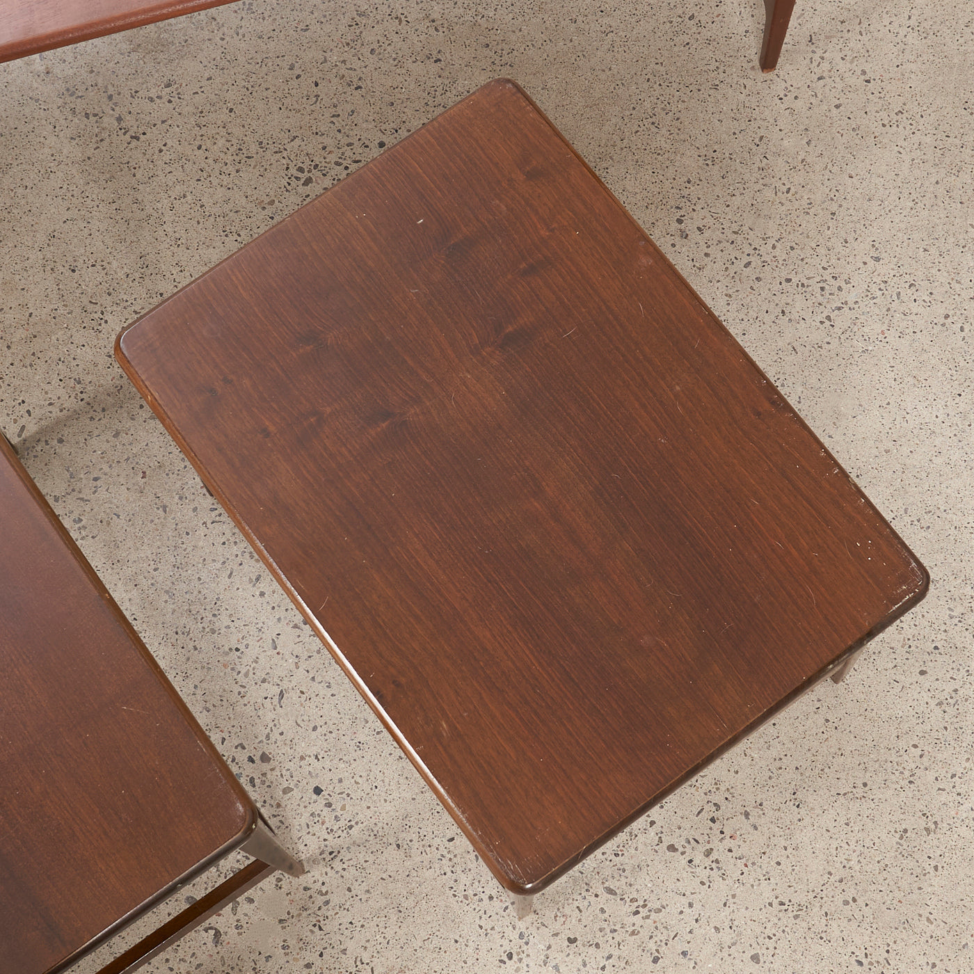 Vintage Coffee Table w/ Nesting Tables, Denmark