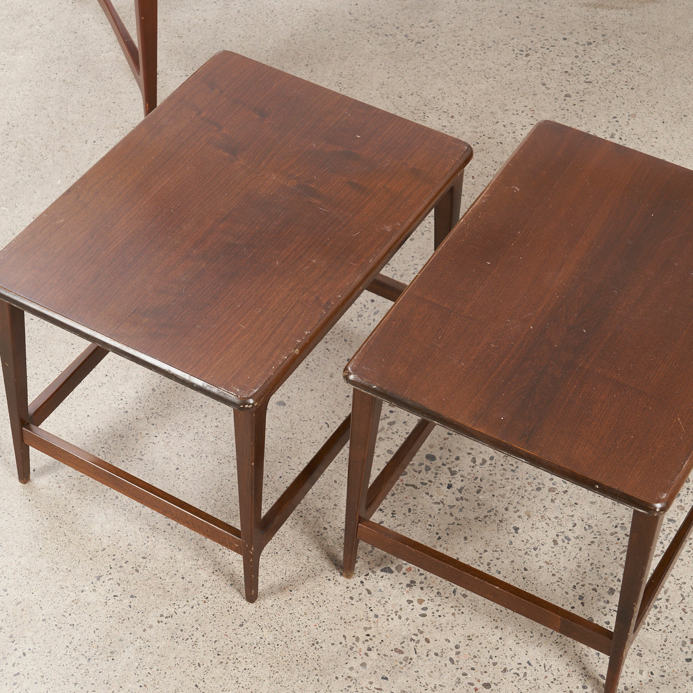 Vintage Coffee Table w/ Nesting Tables, Denmark