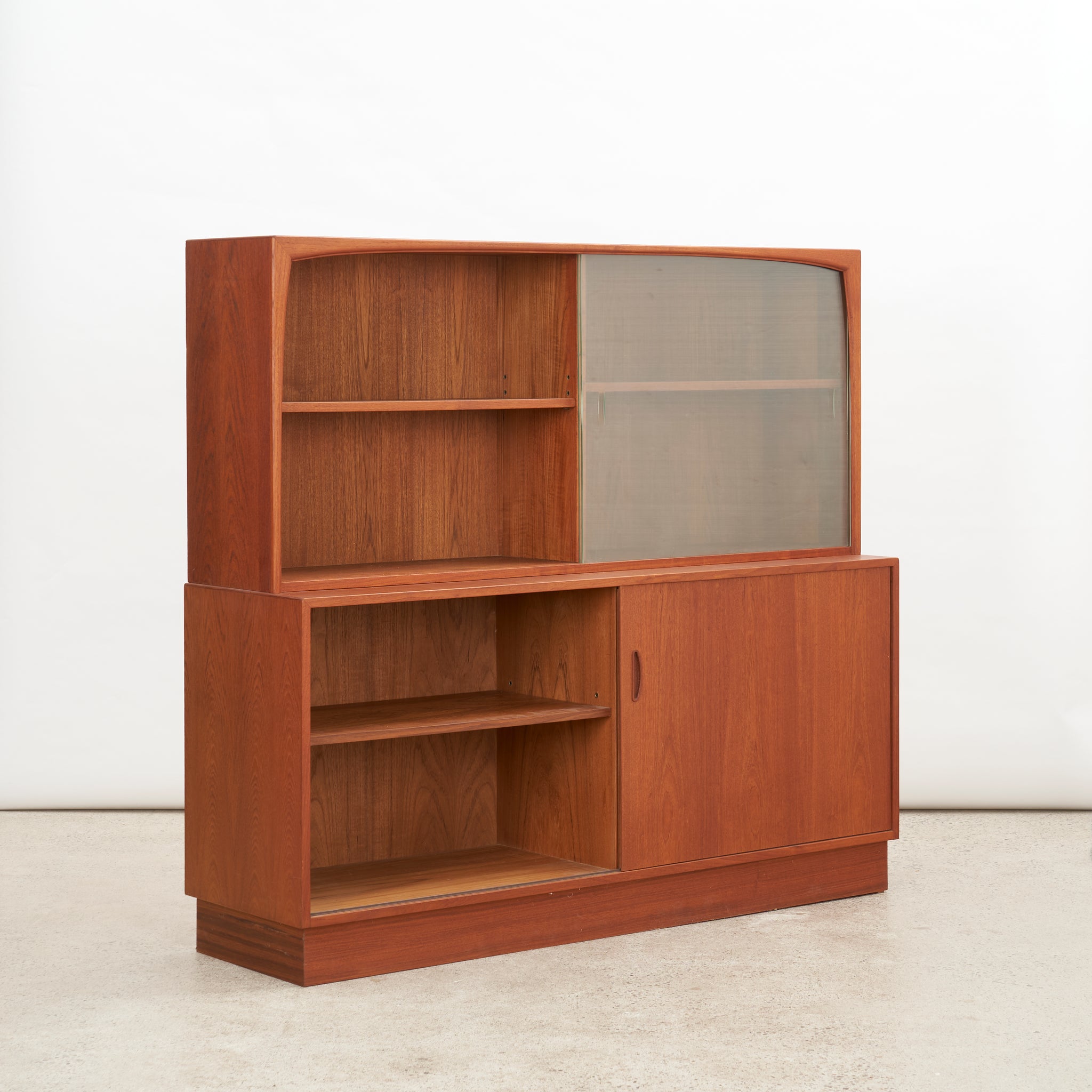 Small Teak Wall Unit w/ Drawers