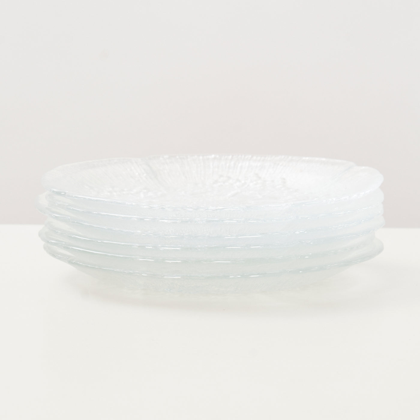 Set of Six Glass Plates by Pertti Kalioinen