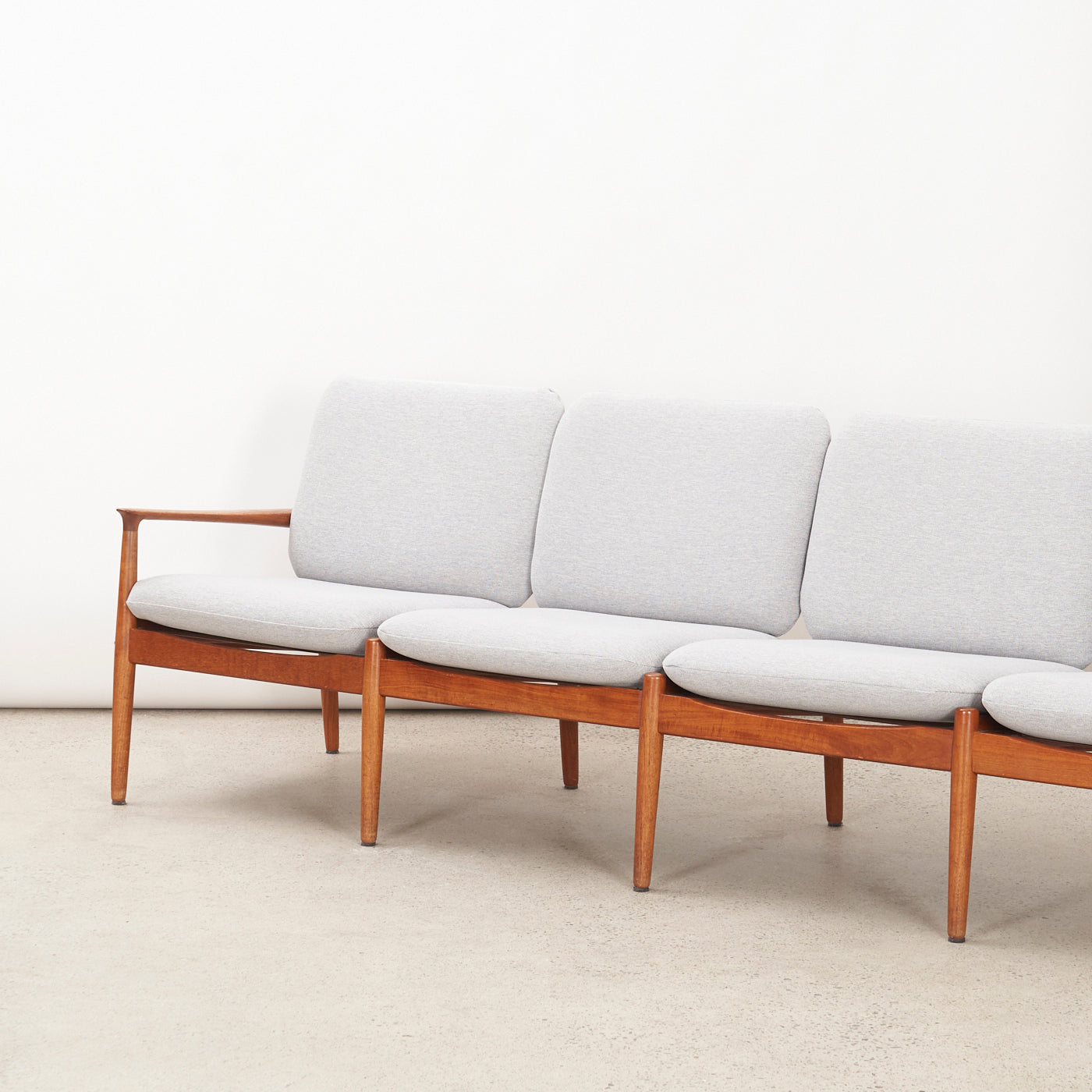 Teak 4 Seater Sofa for Glostrup, Denmark