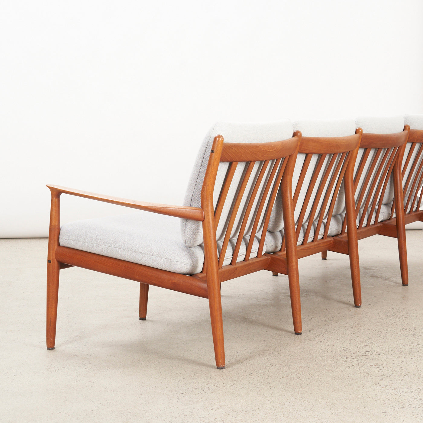 Teak 4 Seater Sofa for Glostrup, Denmark