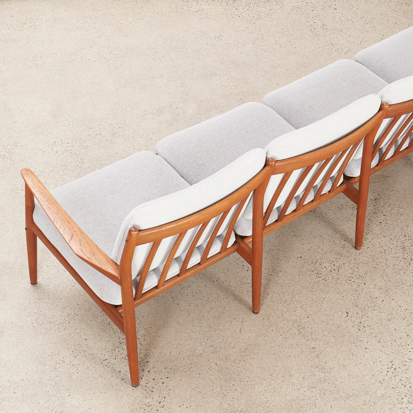 Teak 4 Seater Sofa for Glostrup, Denmark