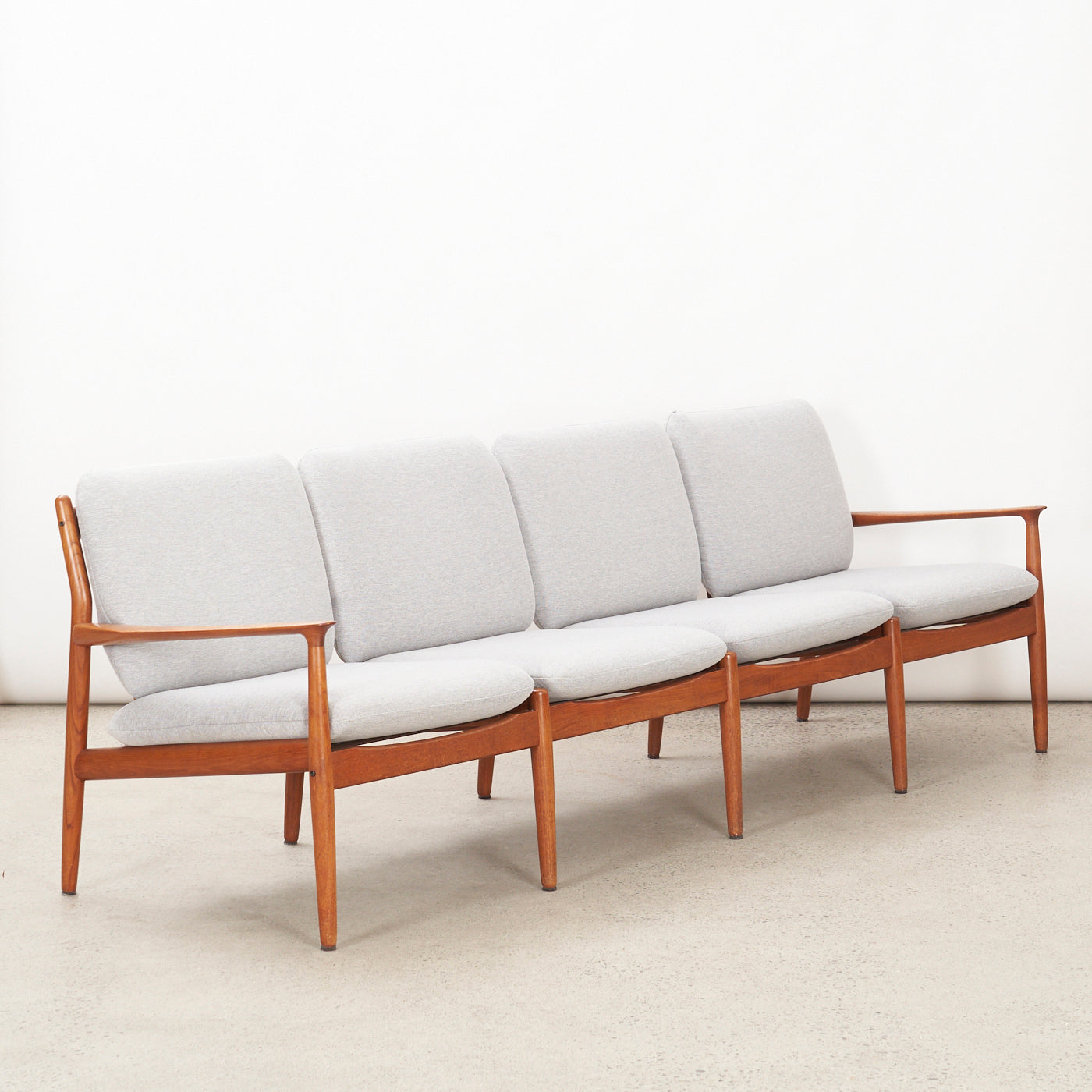 Teak 4 Seater Sofa for Glostrup, Denmark