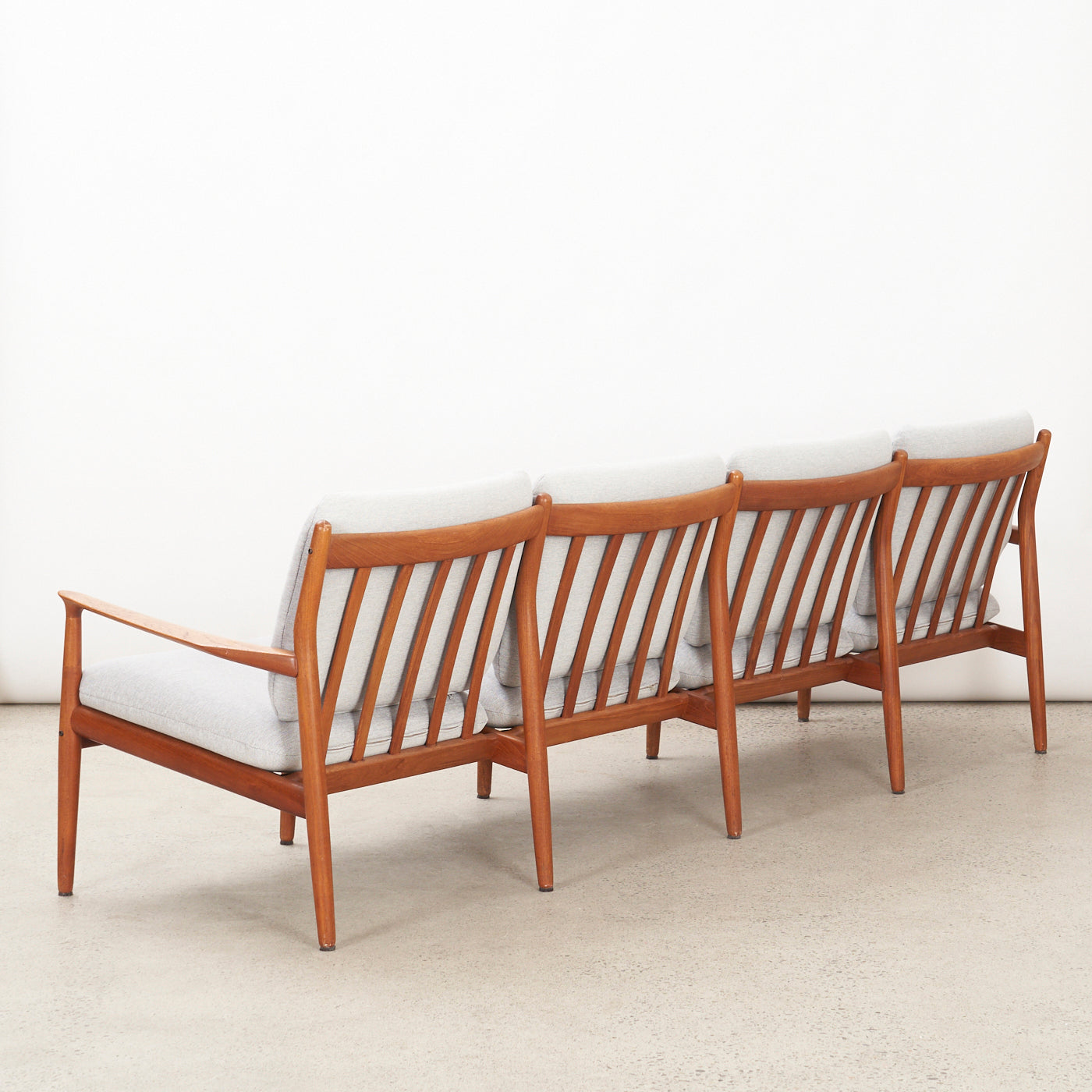 Teak 4 Seater Sofa for Glostrup, Denmark