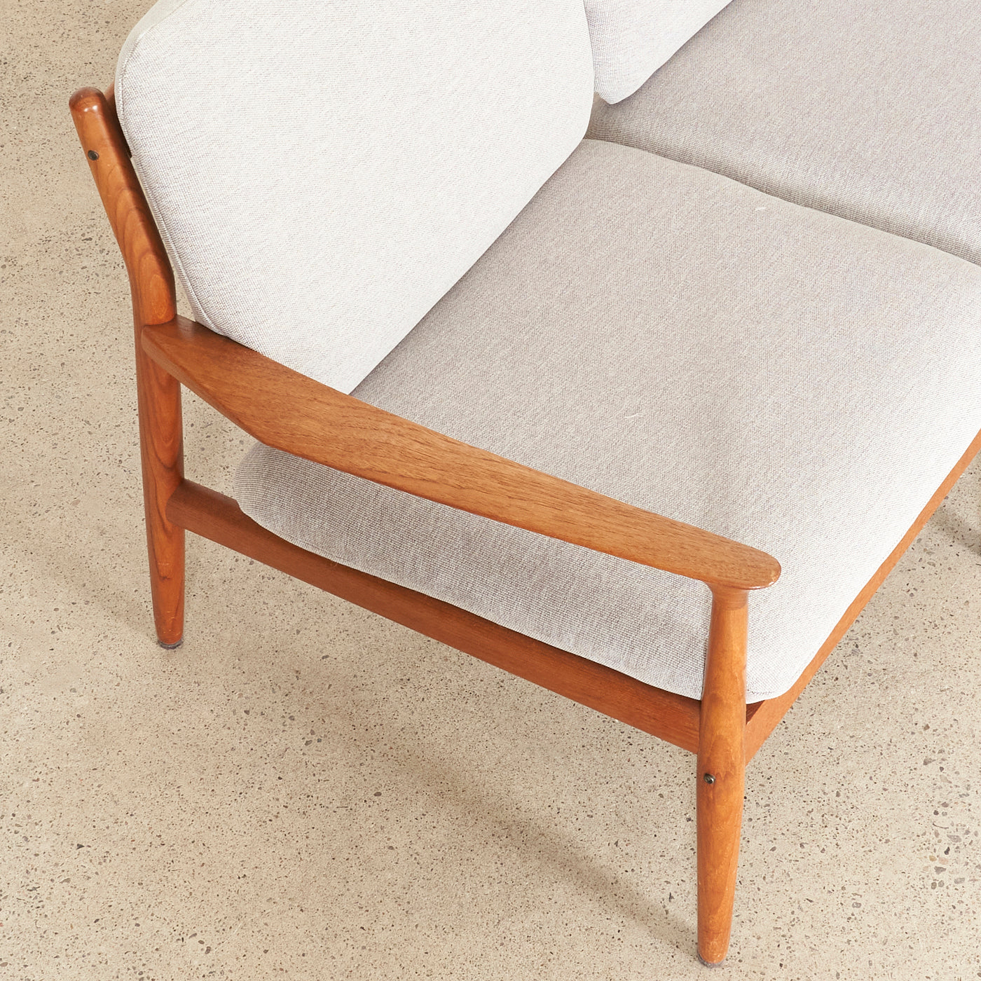 Teak 4 Seater Sofa for Glostrup, Denmark