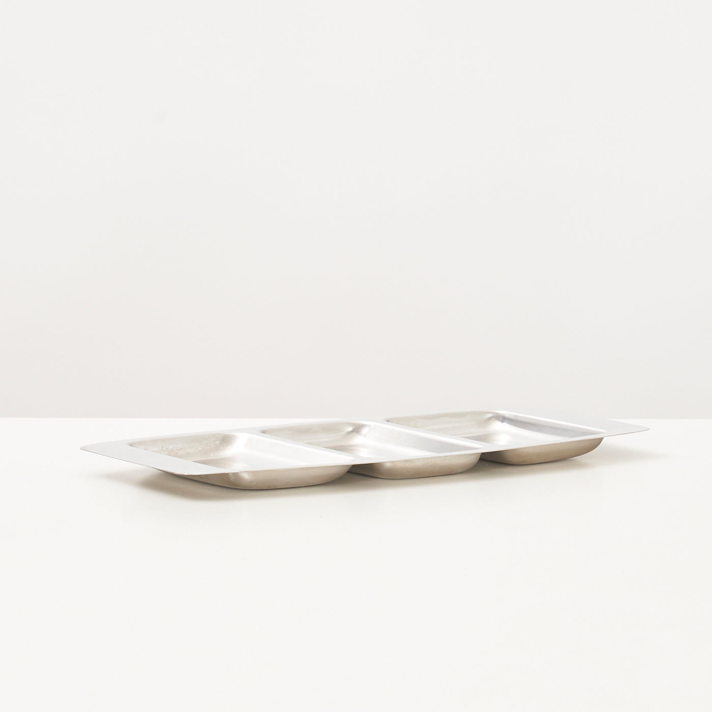 Vintage Stainless Steel Serving Tray, Denmark