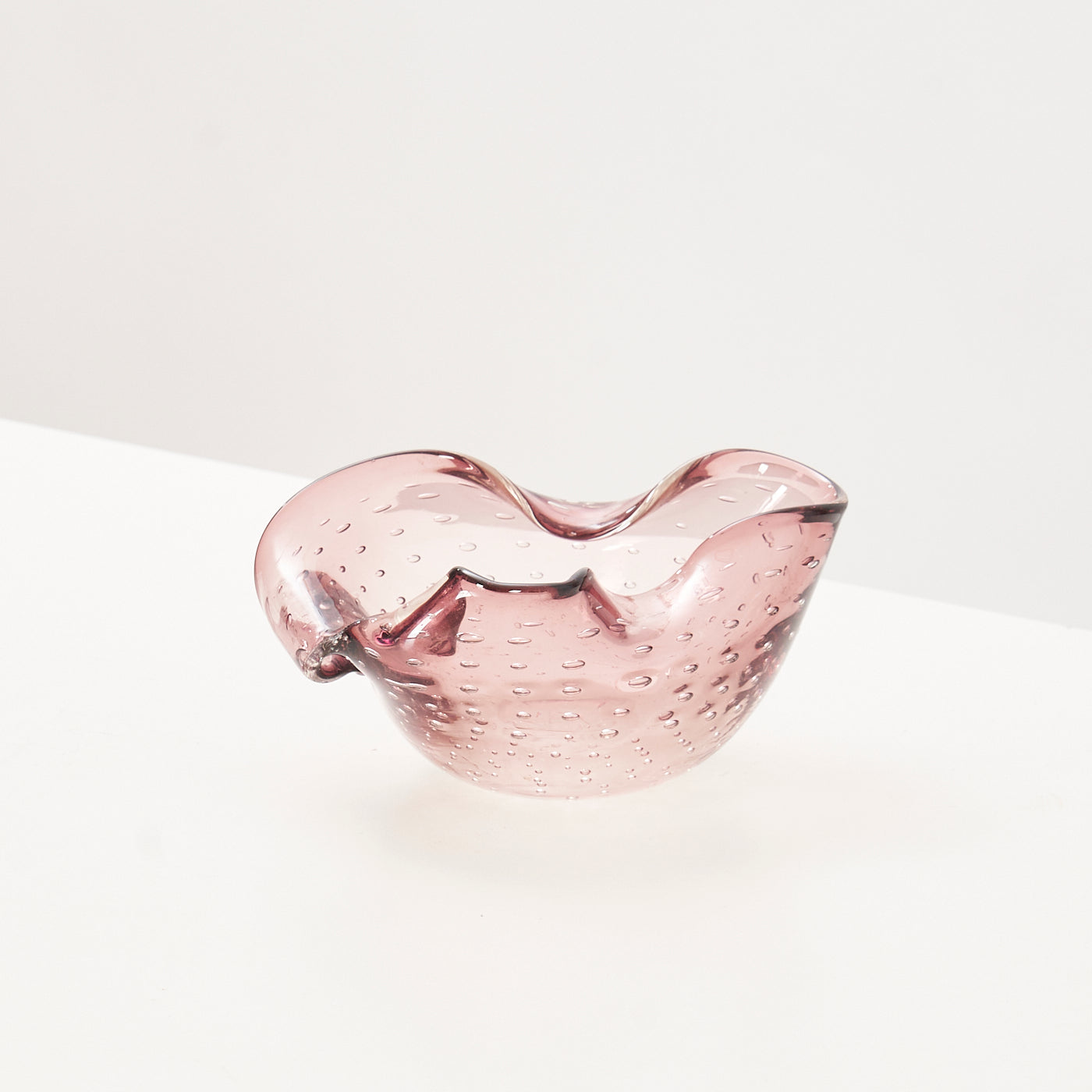 Vintage Art Glass Bullicante 'Amethyst' Bowl