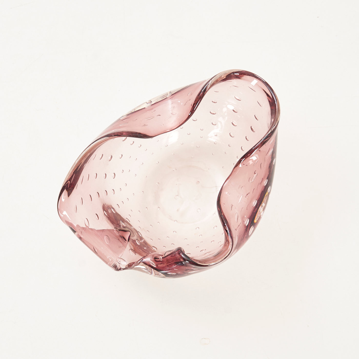 Vintage Art Glass Bullicante 'Amethyst' Bowl