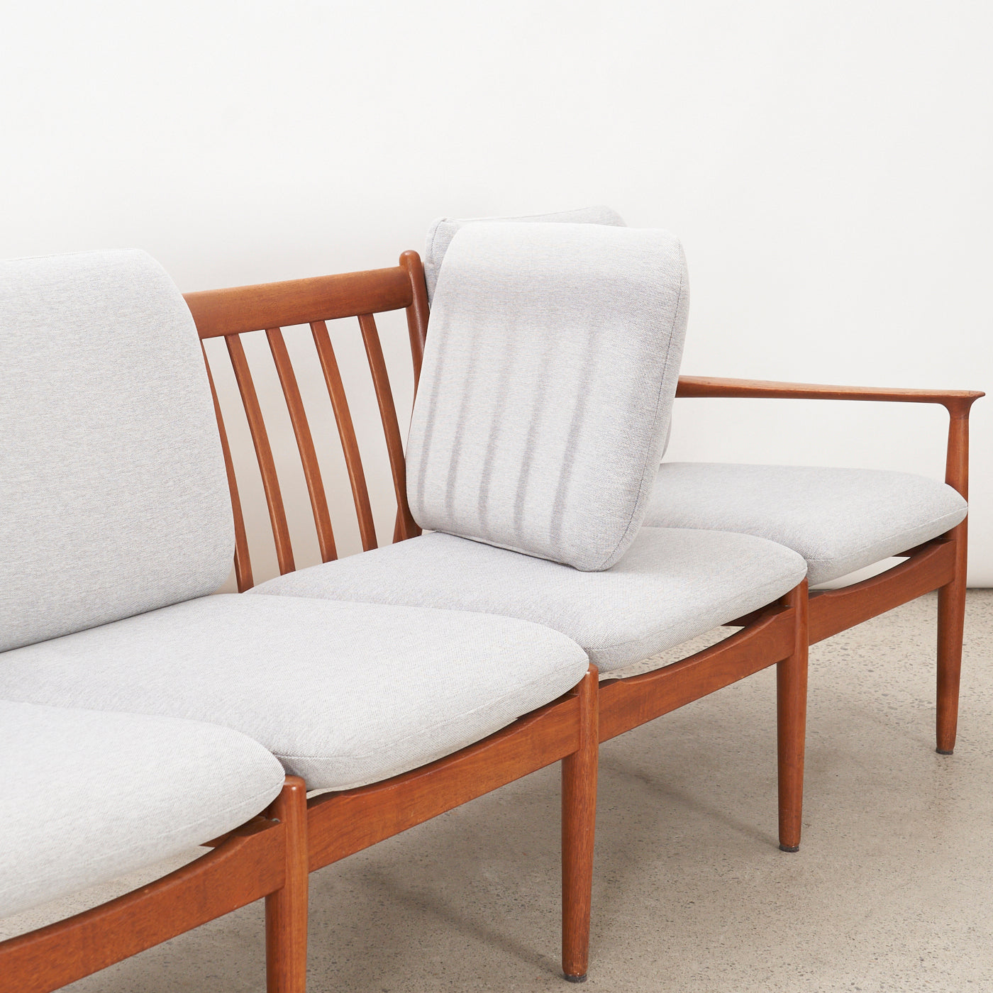 Teak 4 Seater Sofa for Glostrup, Denmark