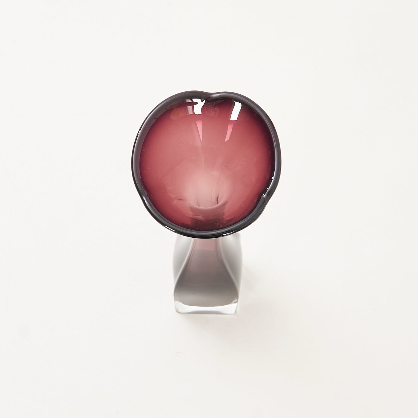 Vintage Art Glass Vase by Bo Borgstrom for Aseda Glasbruk, Sweden