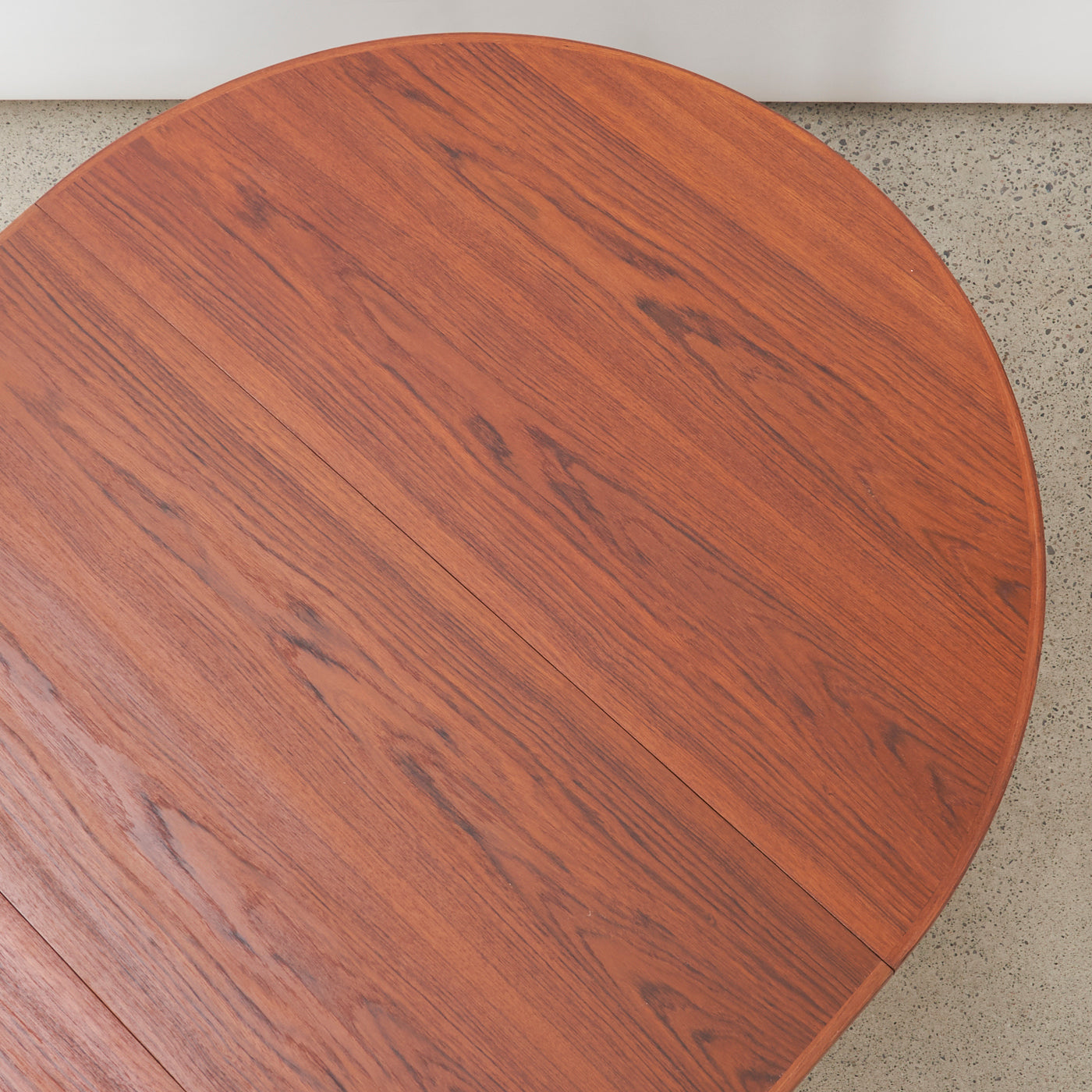 Extendable Round Teak Dining Table