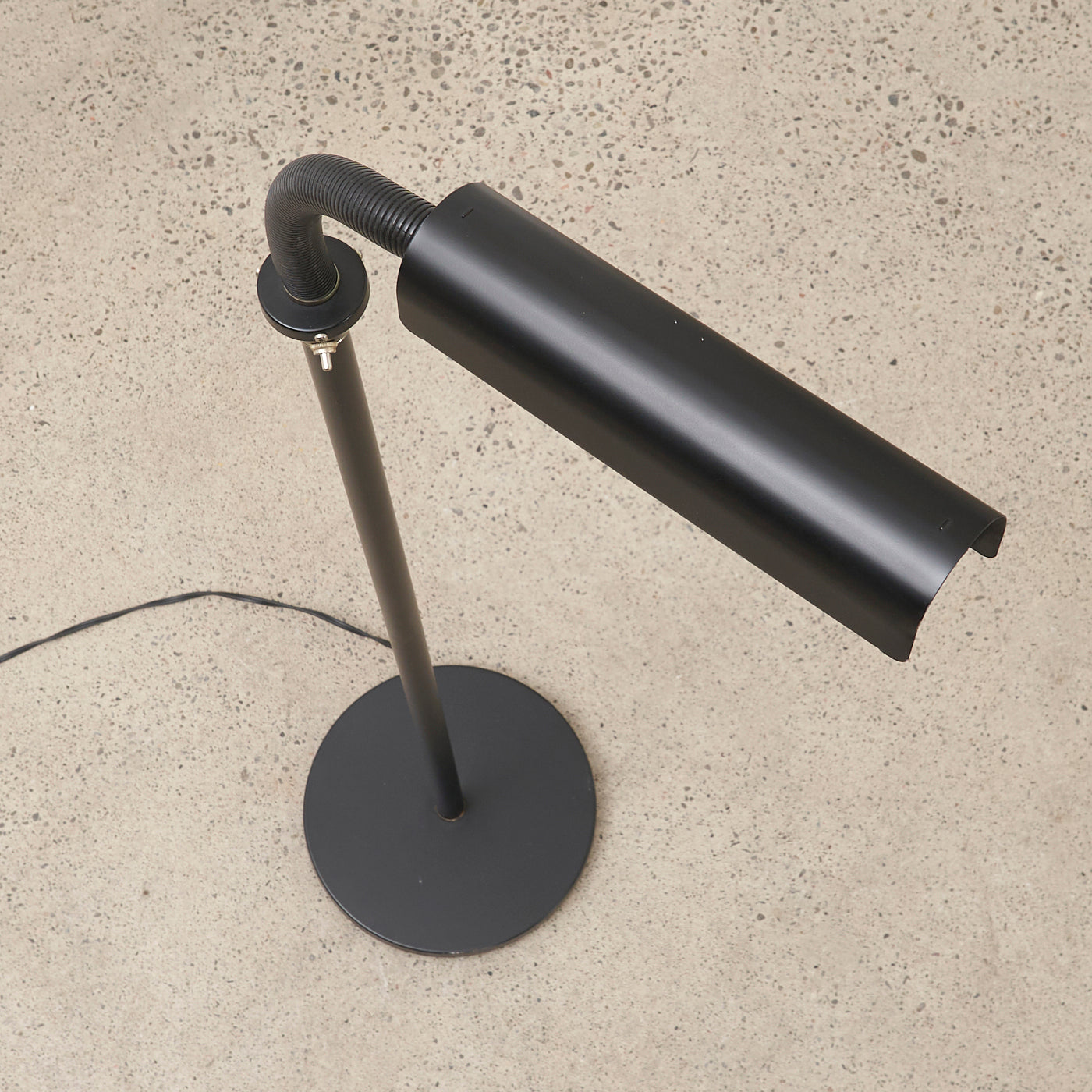 Vintage Metal Gooseneck Floor Lamp