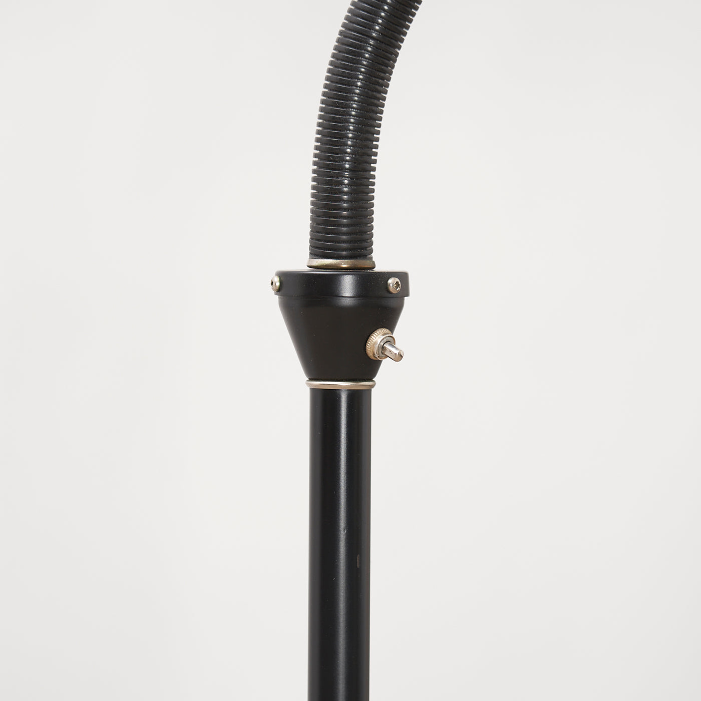 Vintage Metal Gooseneck Floor Lamp