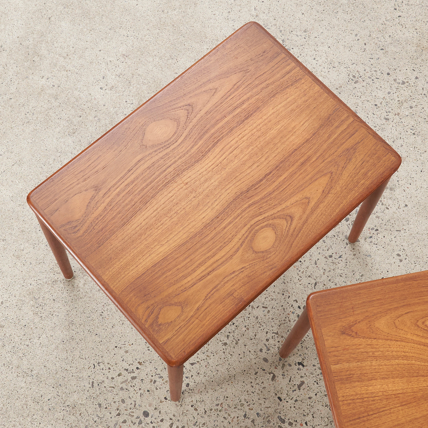 Set of 3 Teak Nesting Table, Denmark