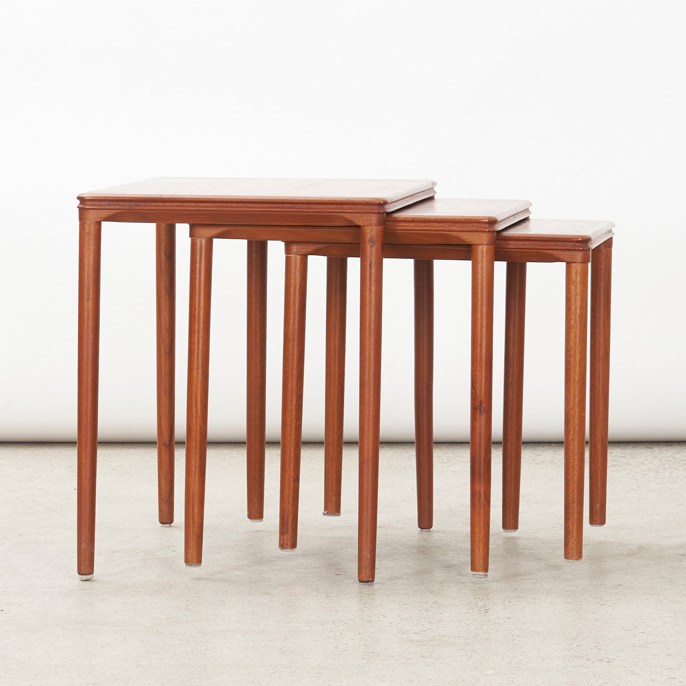 Set of 3 Teak Nesting Table, Denmark