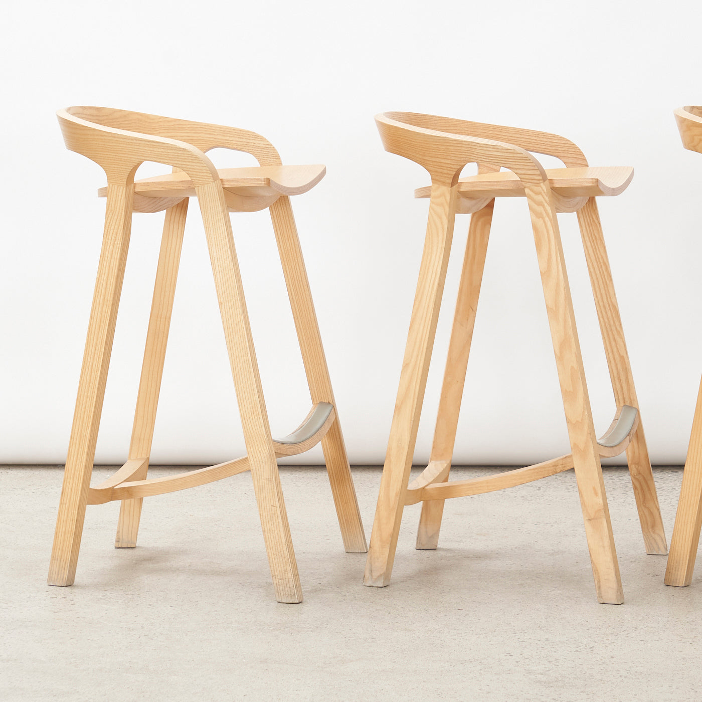 Set of 3 Counter "She Said" Stools by Nitzan Cohen for Mattiazzi