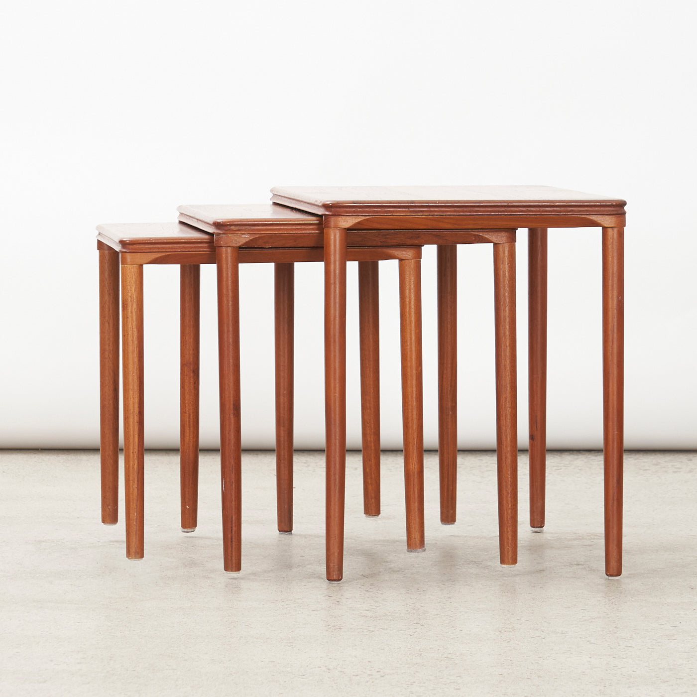 Set of 3 Teak Nesting Table, Denmark