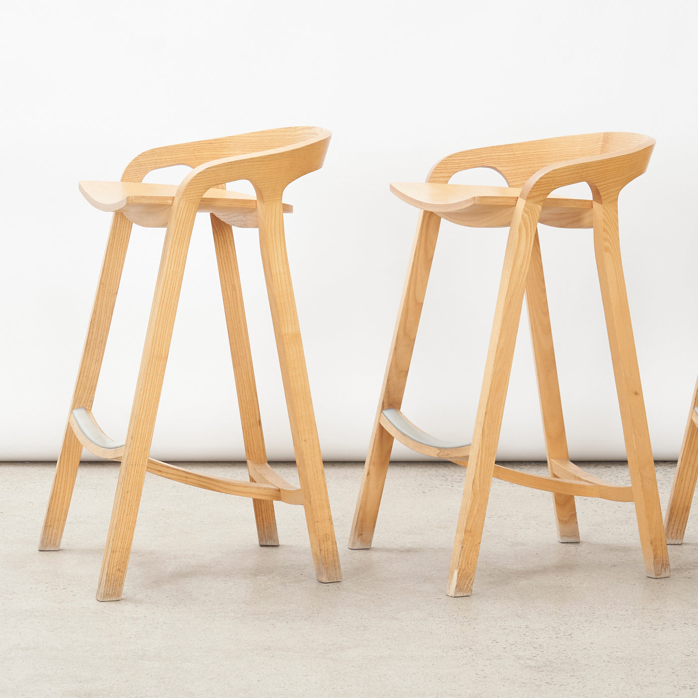 Set of 3 Counter "She Said" Stools by Nitzan Cohen for Mattiazzi