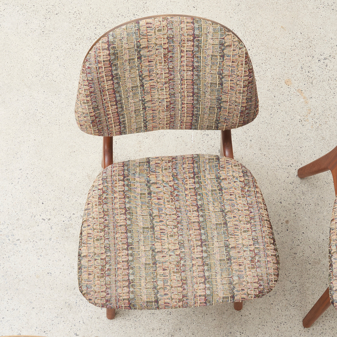 Set of 4 Teak Shield Back Dining Chairs by Arne Hovmand Olsen, Denmark