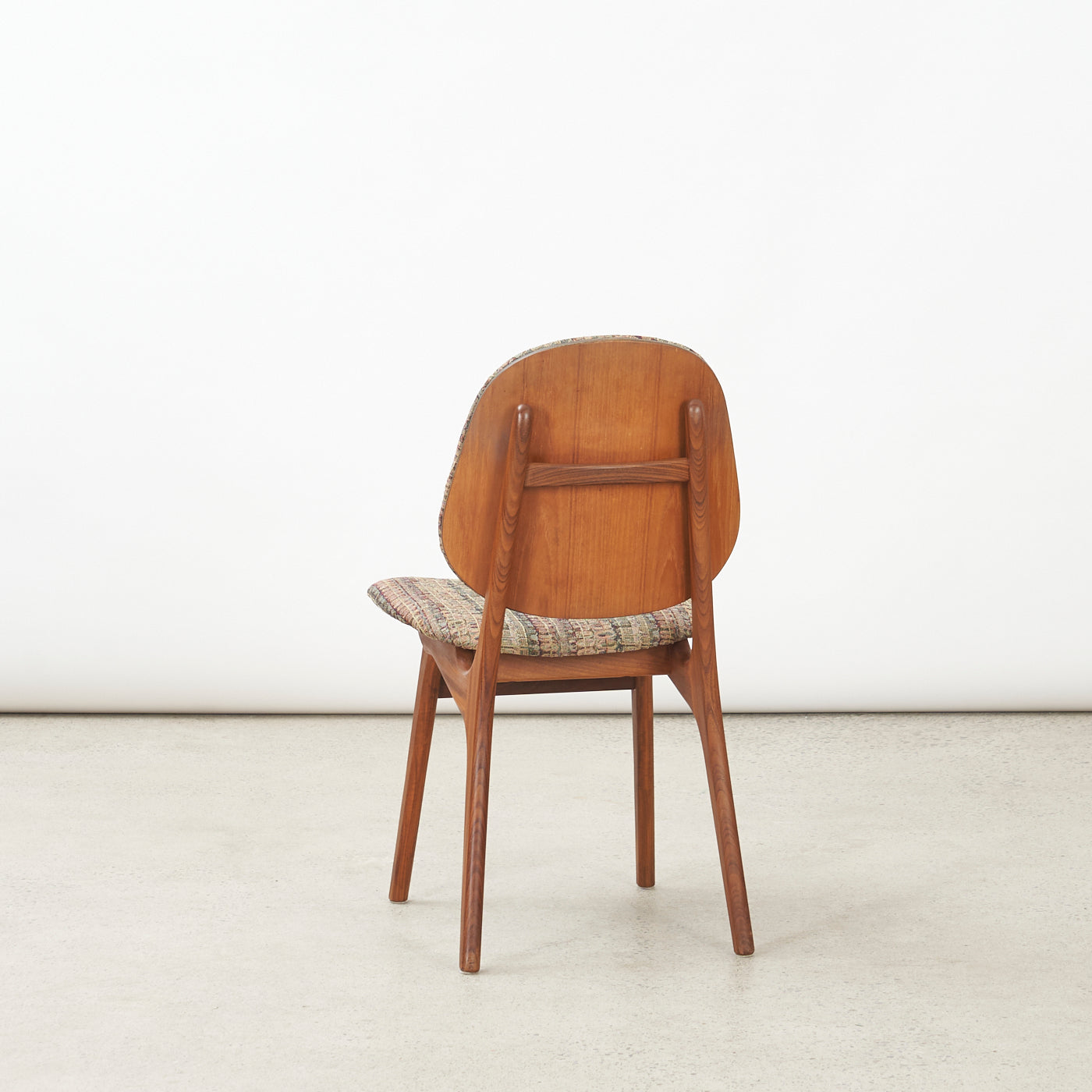 Set of 4 Teak Shield Back Dining Chairs by Arne Hovmand Olsen, Denmark