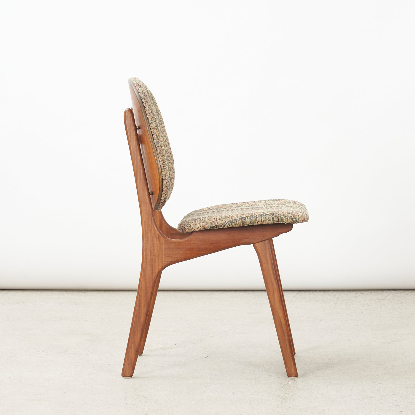 Set of 4 Teak Shield Back Dining Chairs by Arne Hovmand Olsen, Denmark