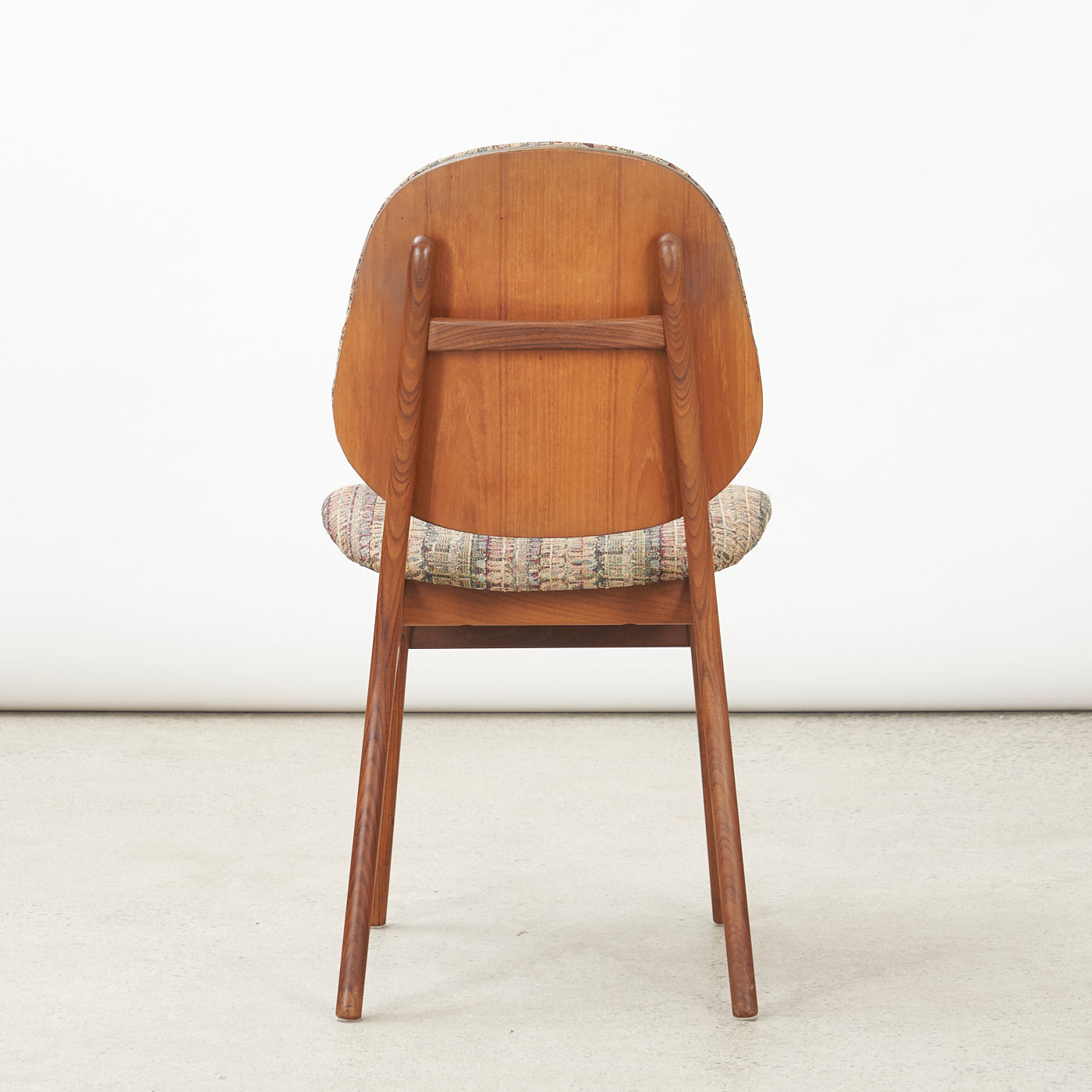 Set of 4 Teak Shield Back Dining Chairs by Arne Hovmand Olsen, Denmark