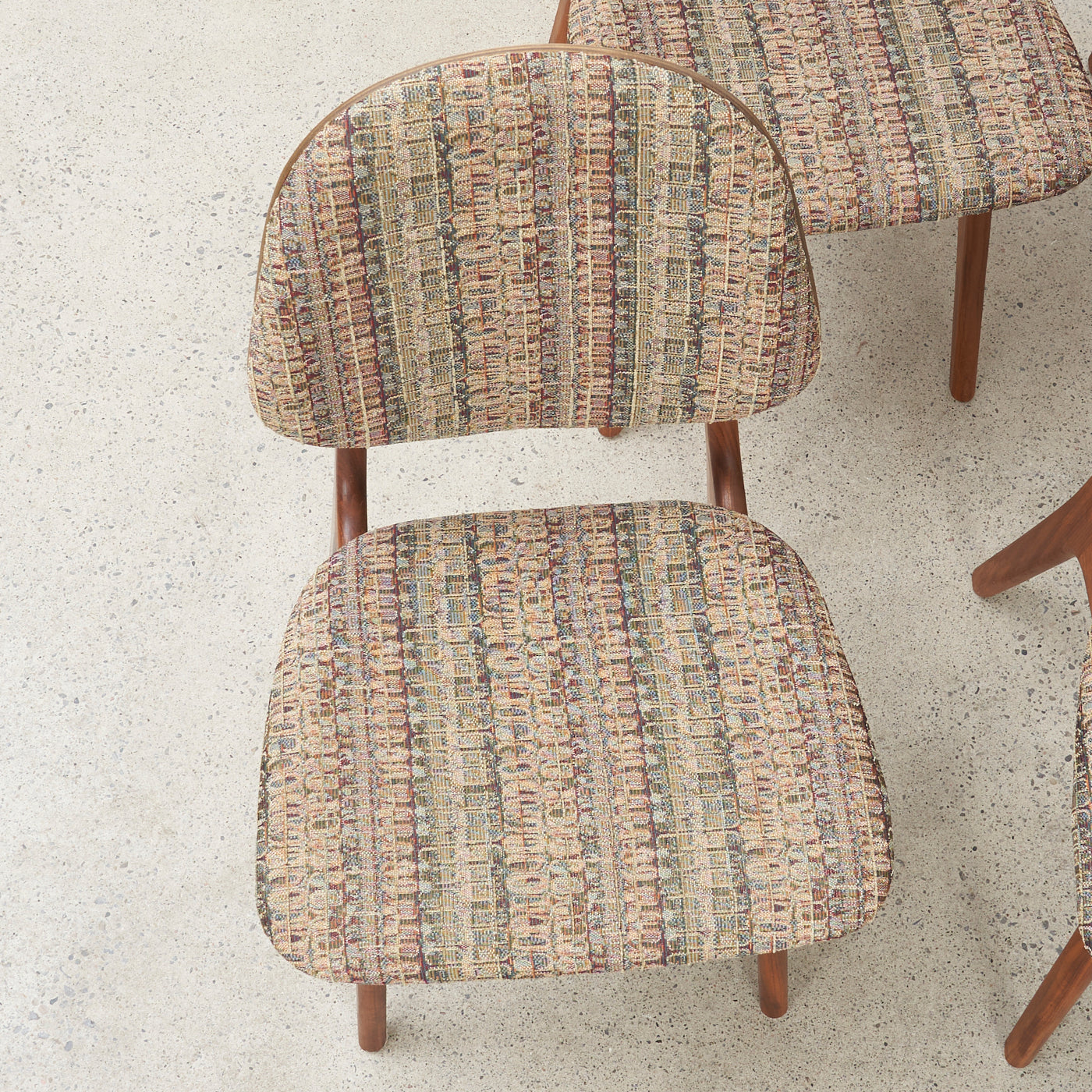 Set of 4 Teak Shield Back Dining Chairs by Arne Hovmand Olsen, Denmark