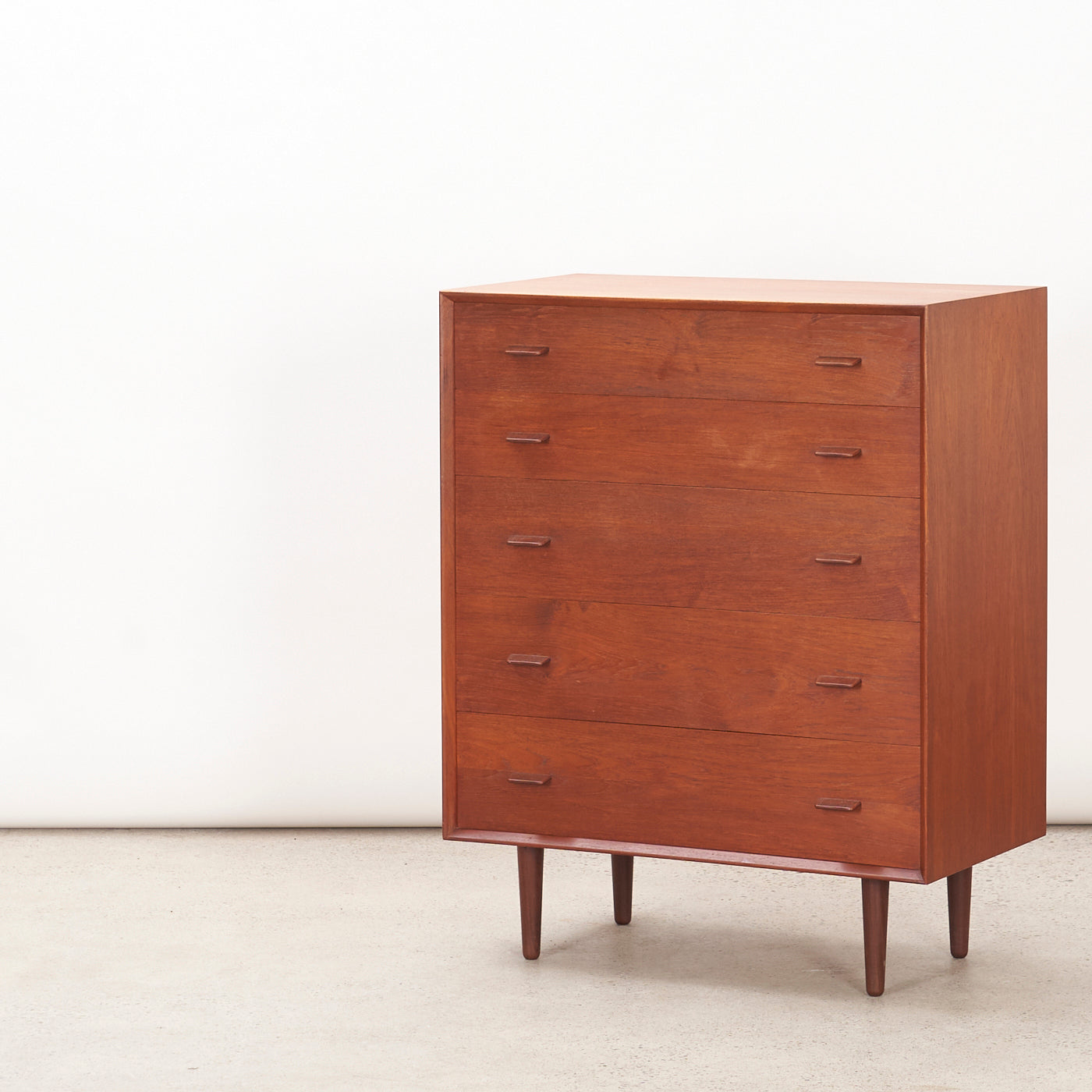 Teak 5-Drawer Dresser, Denmark