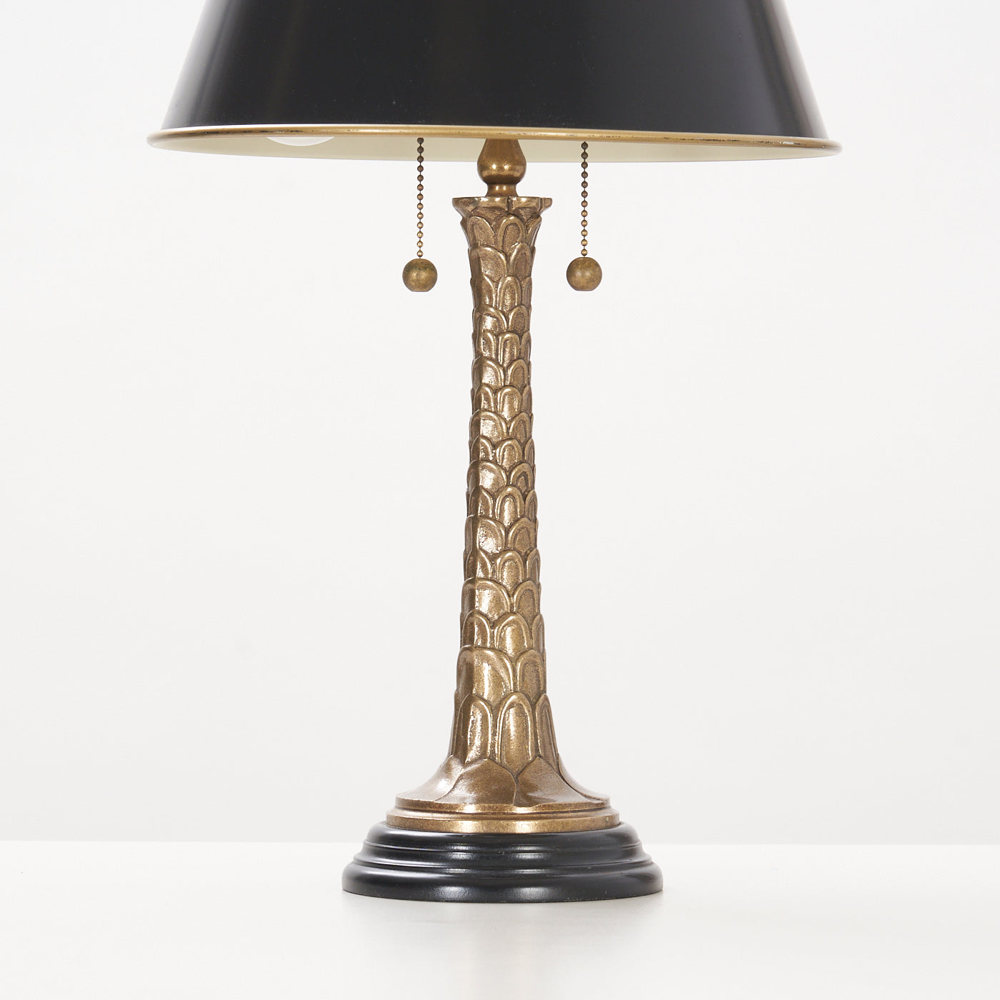 Vintage Brass & Metal Table Lamp