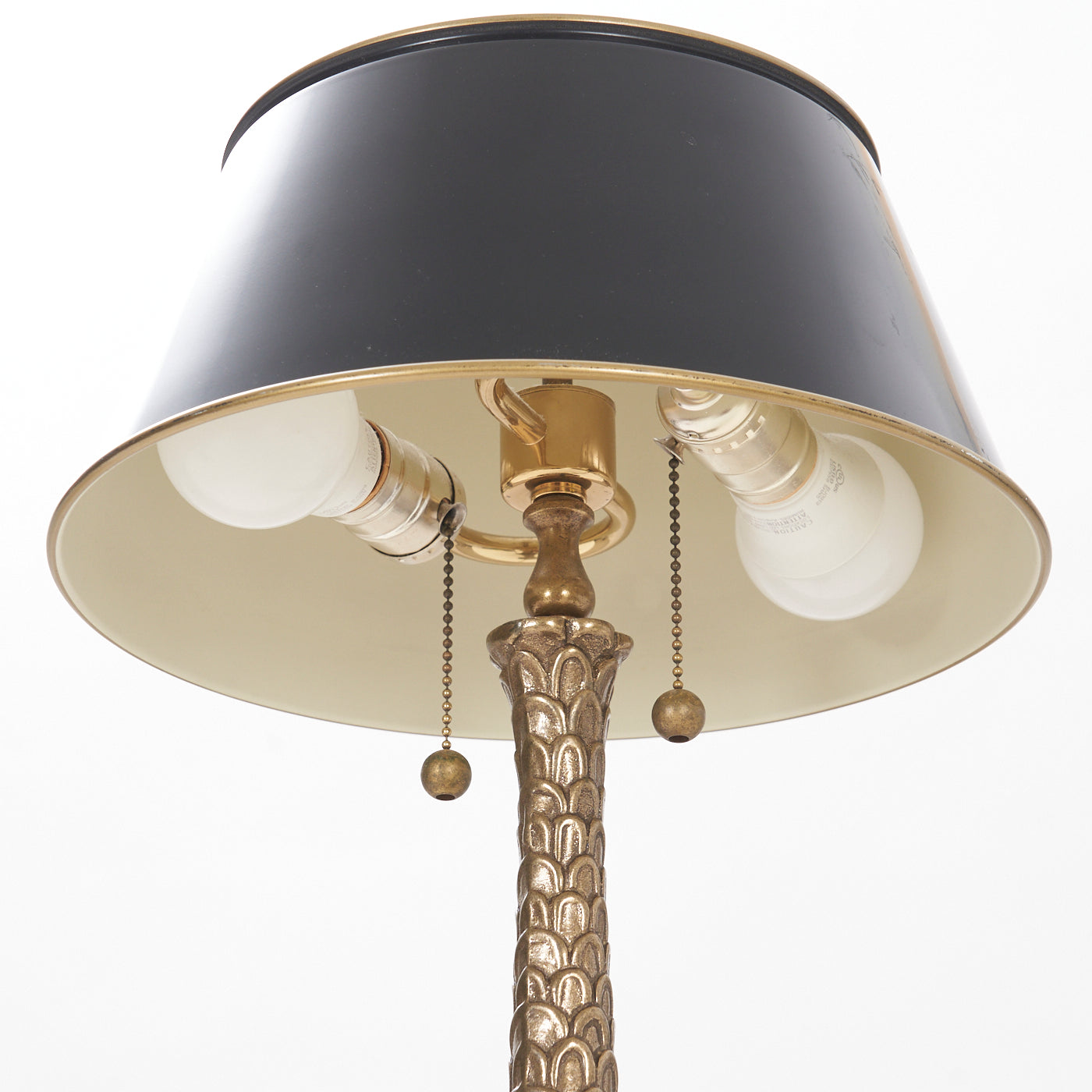Vintage Brass & Metal Table Lamp