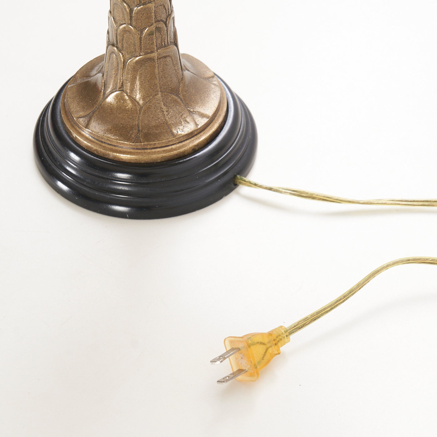Vintage Brass & Metal Table Lamp