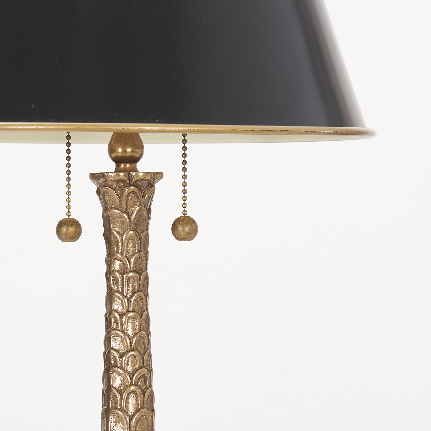 Vintage Brass & Metal Table Lamp