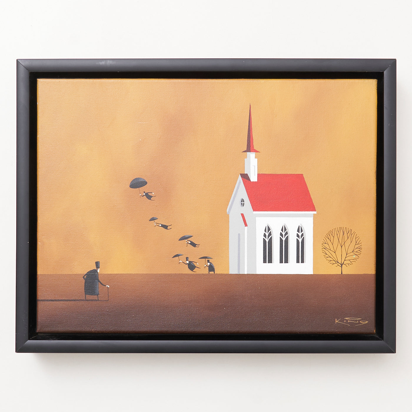 Framed Canvas Painting by Andrew King