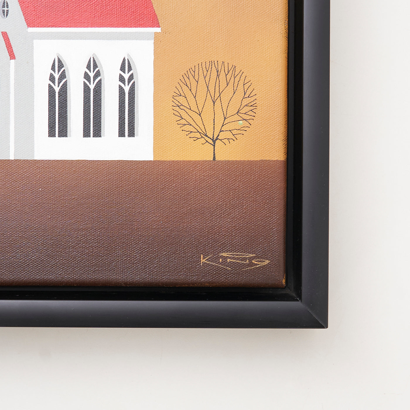 Framed Canvas Painting by Andrew King