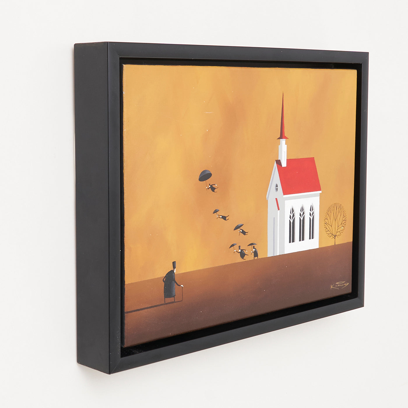 Framed Canvas Painting by Andrew King