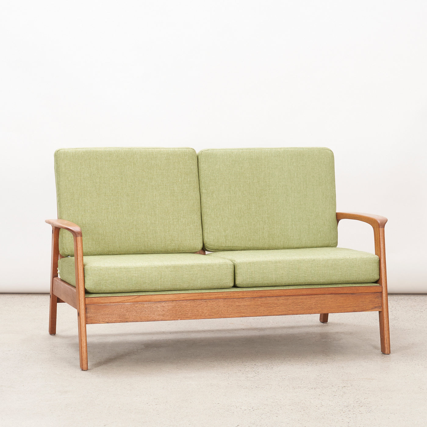 Teak Loveseat by R. Huber