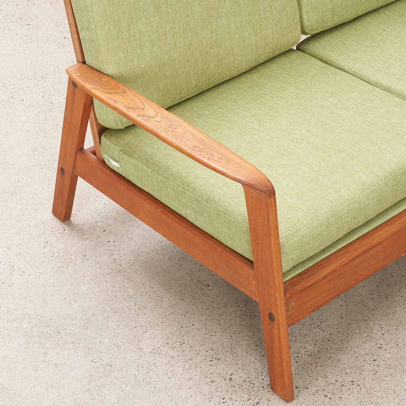 Teak Loveseat by R. Huber