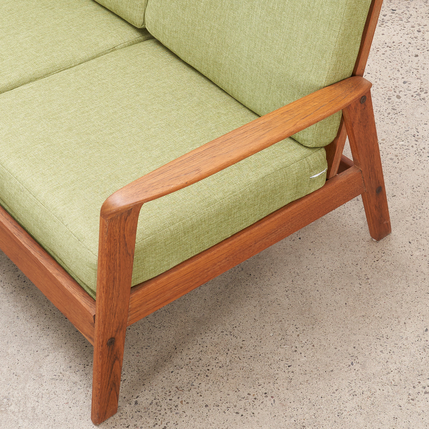 Teak Loveseat by R. Huber