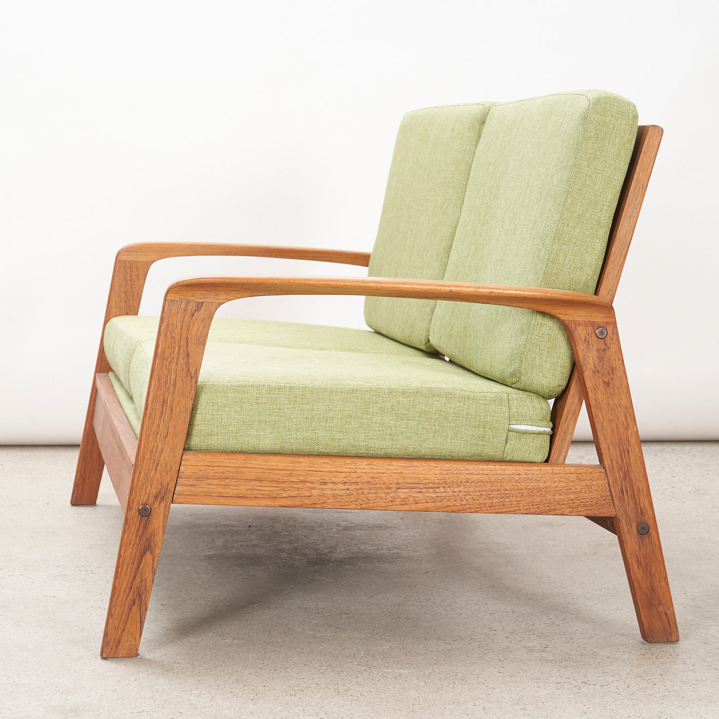 Teak Loveseat by R. Huber