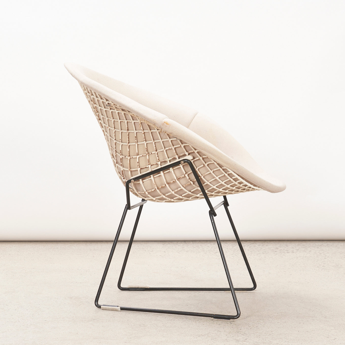 Vintage Bertoia Diamond Chair w/ Upholstered Cover for Knoll