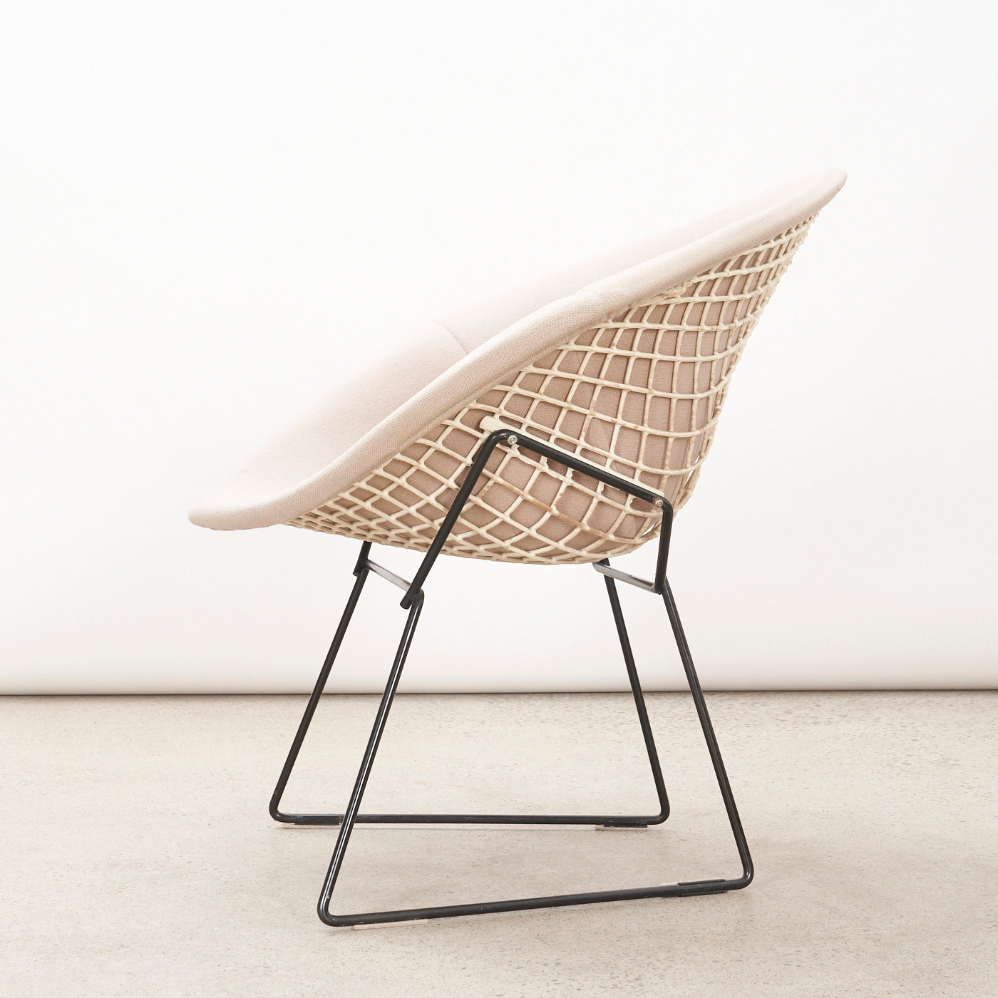 Vintage Bertoia Diamond Chair w/ Upholstered Cover for Knoll